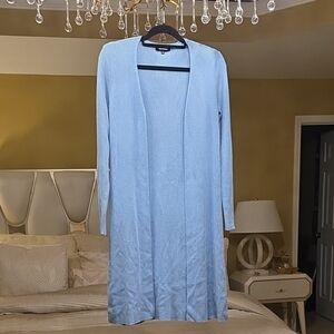 525 America Light Blue 80% Rayon and  20% Nylon Cardigan